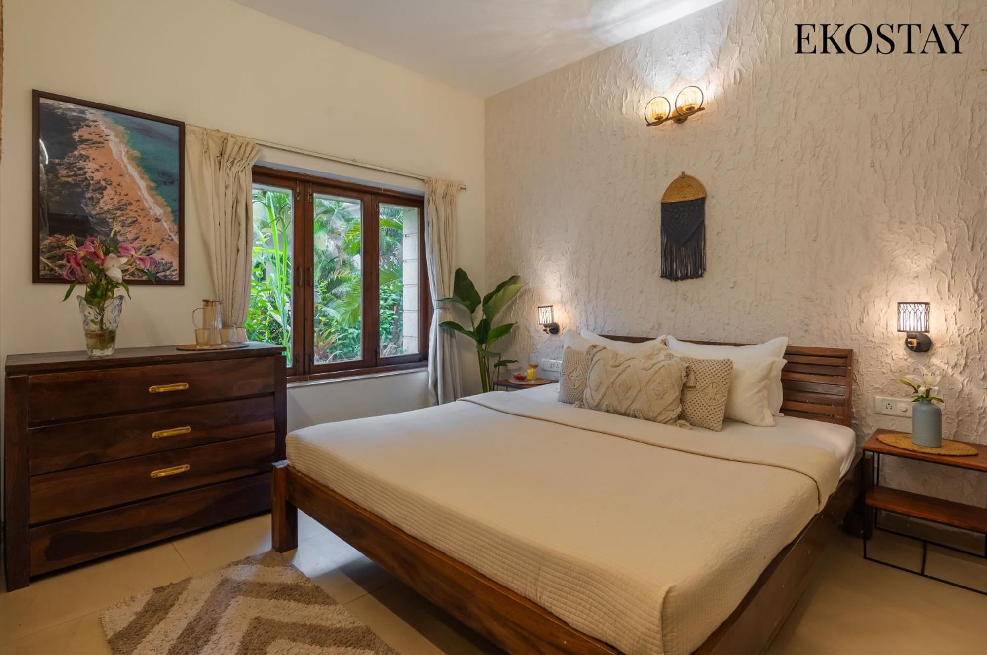 Eko Stay - Solace Villa I Charming Villa Close To Candolim Beach المظهر الخارجي الصورة