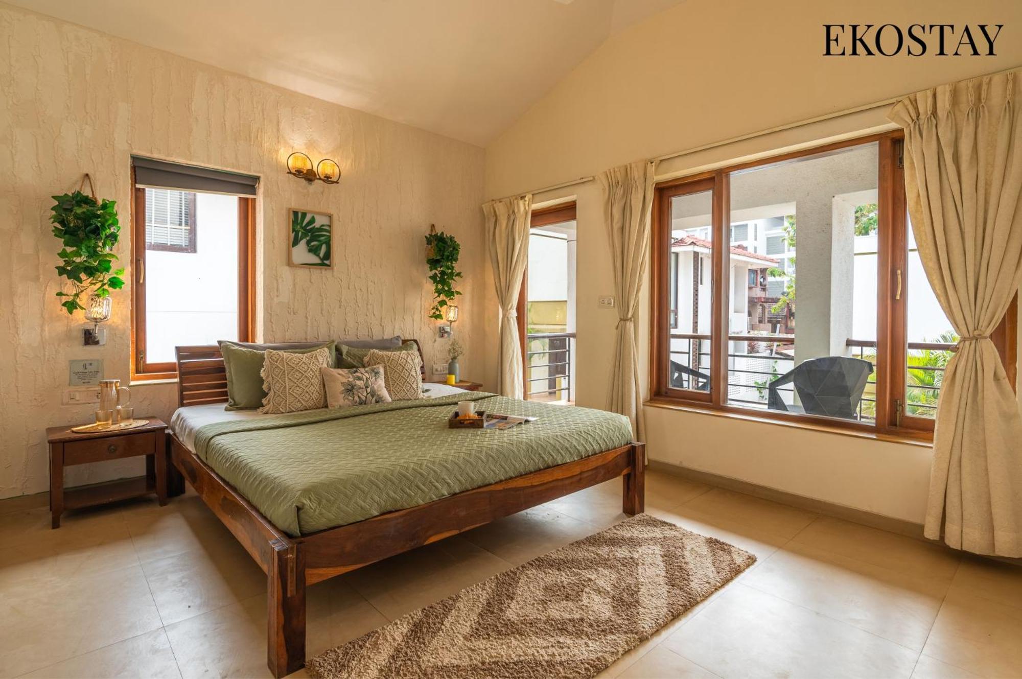 Eko Stay - Solace Villa I Charming Villa Close To Candolim Beach المظهر الخارجي الصورة
